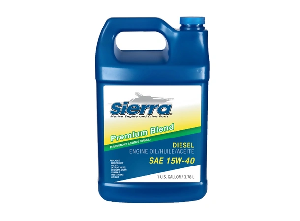 SIERRA 15W-40 Diesel, Volvo/Mercruiser 3,8  liters flaske